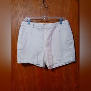BANANA REPUBLIC White Linen Shorts